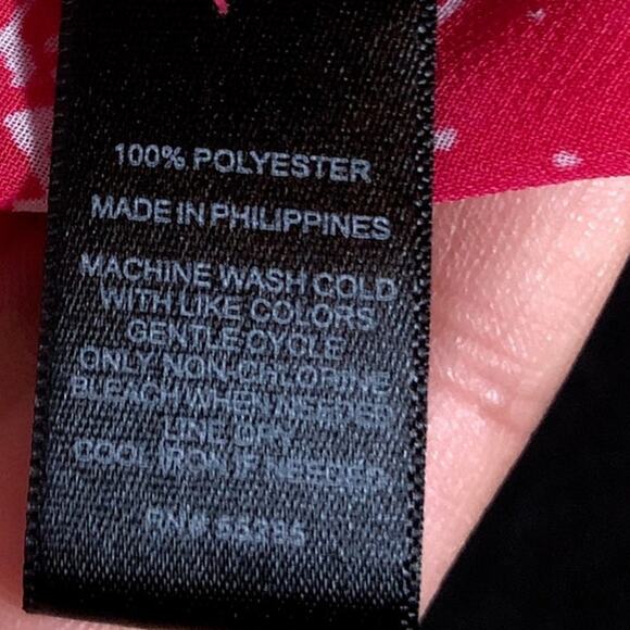 Express Womens Blouse Pink White Floral Scoop Neck Sleeveless Tank Large - Picture 7 of 12